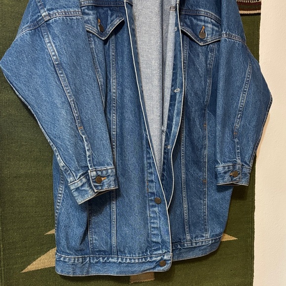 American Vintage large denim coat Jean jacket made in the USA Limited Express - Picture 3 of 16